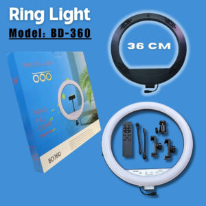 BD-360 14” LED Ring Fill Light for Photography & Videography
