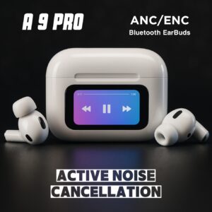 A9 Pro ANC/ENC Touch Screen Wireless Earbuds