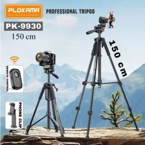 Plokama PK-9930 Tripod – 150cm Professional Camera & Mobile Stand