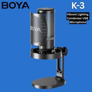BOYA K3 Vibrant Lighting Condenser USB Podcast Microphone