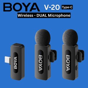 BOYA BY-V20 Ultracompact 2.4GHz Wireless Microphone System