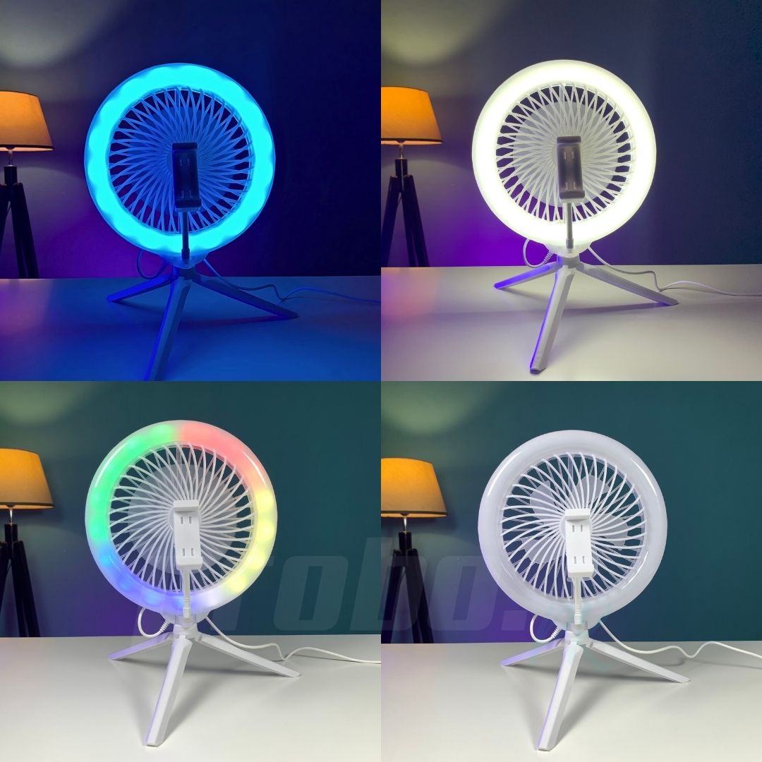 FS-260 RGB LED Fan Ring Light (6)