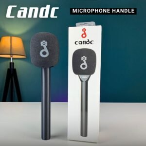 Candc Handheld Microphone Adaptor/Handle with Foam Windshield